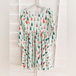 Ollie Jay Mint & Pink Christmas Tree Dress
